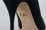Dolce & Gabbana Black Lace Crystals Heels Mary Jane Pumps Shoes Zwart Dames - Thumbnail 10