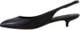 Dolce & Gabbana Zwarte Leren Slingbacks met Gespsluiting Black Dames - Thumbnail 9