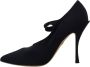 Dolce & Gabbana Zwarte Kristal Mary Jane Sok Pumps Black Dames - Thumbnail 4