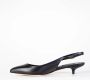 Dolce & Gabbana Zwarte Leren Slingbacks met Gespsluiting Zwart Dames - Thumbnail 12