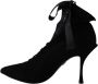 Dolce & Gabbana Prachtige Zwarte Enkellaarzen Ss22 Black Dames - Thumbnail 2