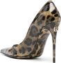 Dolce & Gabbana Animalier Bruine Kalfsleren Pumps met Hak Brown Dames - Thumbnail 2