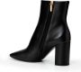 Dolce & Gabbana Zwarte Leren Laarzen met DG Logo Uitgesneden Black Dames - Thumbnail 11