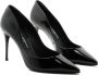 Dolce & Gabbana Zwarte Pumps van Lakleer met Gouden Logo Plaque Black Dames - Thumbnail 7