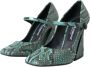 Dolce & Gabbana Python Lederen Mary Jane Pumps Multicolor Dames - Thumbnail 18