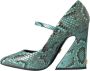 Dolce & Gabbana Python Lederen Mary Jane Pumps Multicolor Dames - Thumbnail 20