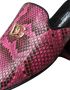 Dolce & Gabbana Python Logo Platte Sandalen Schoenen Multicolor Dames - Thumbnail 8