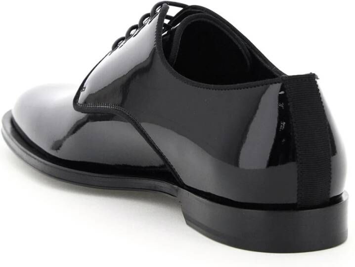 Dolce & Gabbana Derby schoenen met glossy-effect Zwart - Foto 3