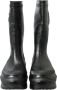 Dolce & Gabbana Zwarte reliëf metallic rubberen laarzen Black Heren - Thumbnail 9