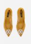 Dolce & Gabbana Regenboog Kant Pumps met Broche Yellow Dames - Thumbnail 3