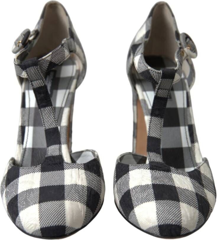 Dolce & Gabbana Retro Gingham Mary Janes Schoenen Multicolor Dames