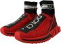 Dolce & Gabbana Rode Bling Sorrento Sneakers Sokken Schoenen Red Dames - Thumbnail 3