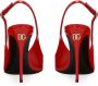 Dolce & Gabbana Rode Patentleren Slingback Hakken Red Dames - Thumbnail 2