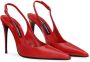 Dolce & Gabbana Rode Patentleren Slingback Hakken Red Dames - Thumbnail 4