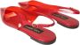 Dolce & Gabbana Rode PVC Slingback Flats Schoenen Red Dames - Thumbnail 4