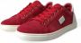 Dolce & Gabbana Rode Leren Lage Sneakers Red - Thumbnail 14