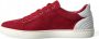 Dolce & Gabbana Rode Leren Lage Sneakers Red - Thumbnail 16