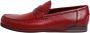 Dolce & Gabbana Rode Leren Loafers Moccasins Slip On - Thumbnail 2