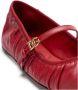Dolce & Gabbana Rode platte schoenen met logogesp - Thumbnail 2