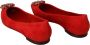 Dolce & Gabbana Rode Slip-On Flats met Kristallen Red Dames - Thumbnail 15