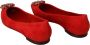 Dolce & Gabbana Rode Suède Kristal Loafers Flats Schoenen Red Dames - Thumbnail 21