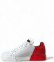 Dolce & Gabbana Witte Rode Portofino Veterschoenen Multicolor - Thumbnail 3