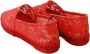 Dolce & Gabbana Rode Viscose Espadrilles Platte Schoenen Red Dames - Thumbnail 5