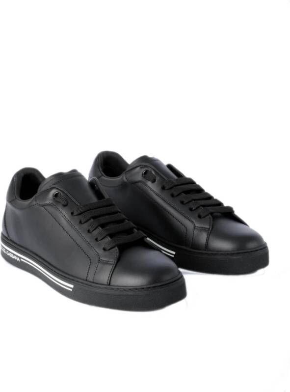 Dolce & Gabbana Roma Sneakers voor Mannen Black Heren