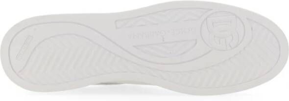 Dolce & Gabbana Rome Leren Sneakers Vrouwen Rubberen Zool