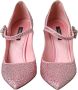 Dolce & Gabbana Roze Kristal Hakken Pumps Schoenen Pink Dames - Thumbnail 2