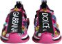 Dolce & Gabbana Roze Sorrento Crystals Lage Sneakers Pink Dames - Thumbnail 2