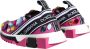 Dolce & Gabbana Roze Sorrento Crystals Lage Sneakers Pink Dames - Thumbnail 4