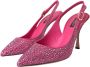 Dolce & Gabbana Roze Kristal Slingback Hakken Sandalen Pink Dames - Thumbnail 30
