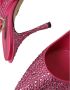 Dolce & Gabbana Roze Kristal Slingback Hakken Sandalen Pink Dames - Thumbnail 34