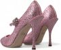 Dolce & Gabbana Roze kristalversierde hakken Pink Dames - Thumbnail 20