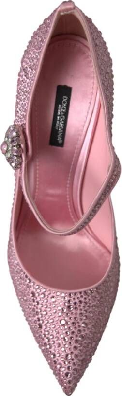 Dolce & Gabbana Roze Kristal Statement Pumps Pink Dames