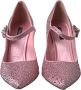 Dolce & Gabbana Kristalversierde Satijnen Pumps Pink Dames - Thumbnail 15