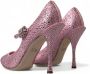 Dolce & Gabbana Roze kristalversierde hakken Pink Dames - Thumbnail 11