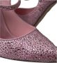 Dolce & Gabbana Kristalversierde Satijnen Pumps Pink Dames - Thumbnail 22