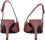 Dolce & Gabbana Roze Leren Middelhak Sandalen met Gespsluiting - Thumbnail 2