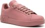 Dolce & Gabbana Portofino Leren Sneakers Pink Dames - Thumbnail 4