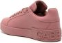 Dolce & Gabbana Roze Leren Sneakers Pink Dames - Thumbnail 3