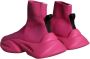 Dolce & Gabbana Roze Logo Print Hoge Sneakers Pink Heren - Thumbnail 12