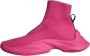 Dolce & Gabbana Roze Logo Print Hoge Sneakers Pink Heren - Thumbnail 13