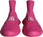 Dolce & Gabbana Roze Logo Print Hoge Sneakers Pink Heren - Thumbnail 2