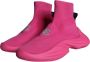 Dolce & Gabbana Roze Logo Print Hoge Sneakers Pink Heren - Thumbnail 3