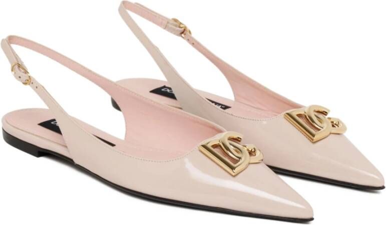 Dolce & Gabbana Roze Lollo Slingback met Hak Pink Dames