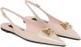 Dolce & Gabbana Gouden Metalen Logo Slingback Ballet Flats Pink Dames - Thumbnail 7