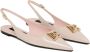 Dolce & Gabbana Gouden Metalen Logo Slingback Ballet Flats Pink Dames - Thumbnail 4