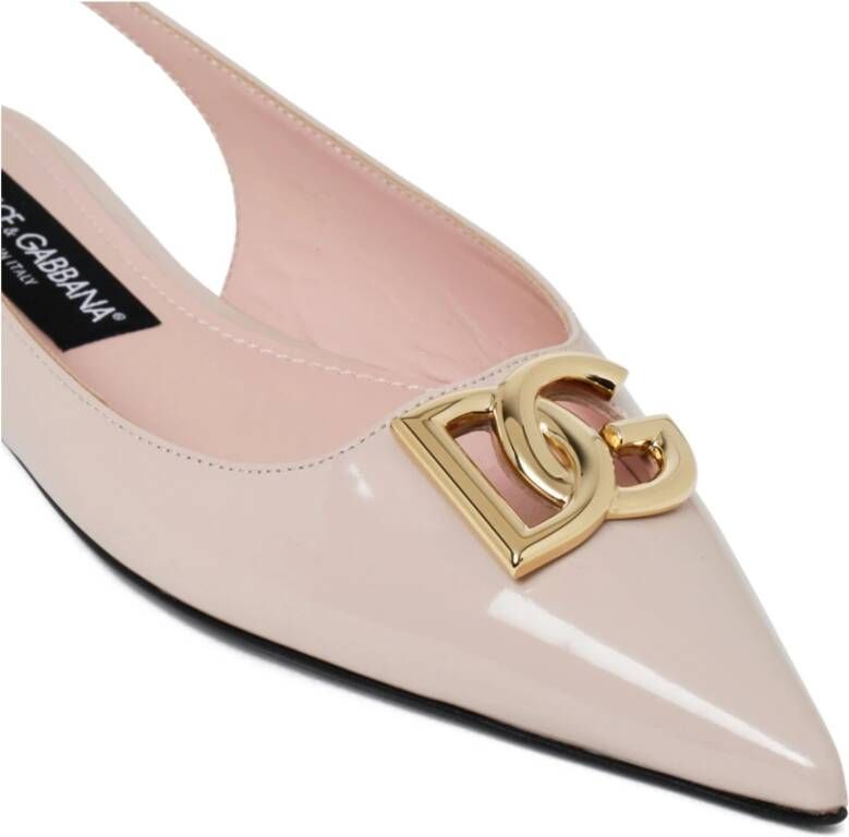 Dolce & Gabbana Roze Lollo Slingback met Hak Pink Dames